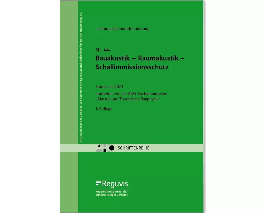 Bauakustik - Raumakustik - Schallimmissionsschutz