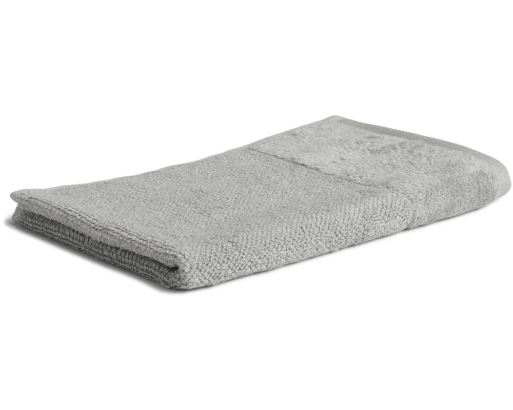 Möve Gästetuch Bamboo Luxe Uni 50 x 30 cm, Silber