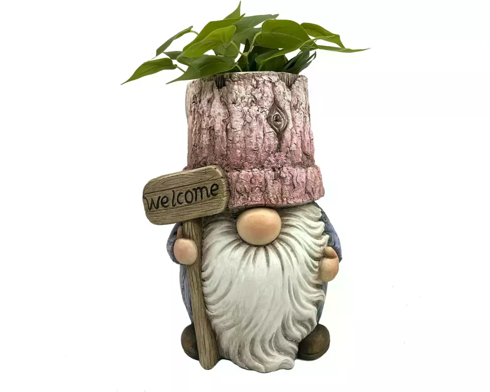 M & B Dekofigur Knuddel 32 x 20.5 x 23 cm, Mehrfarbig/Rosa