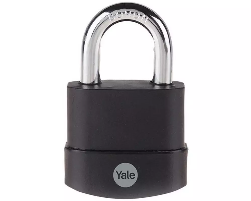 Yale Vorhängeschloss Y227B 55/26 Schwarz Stahl