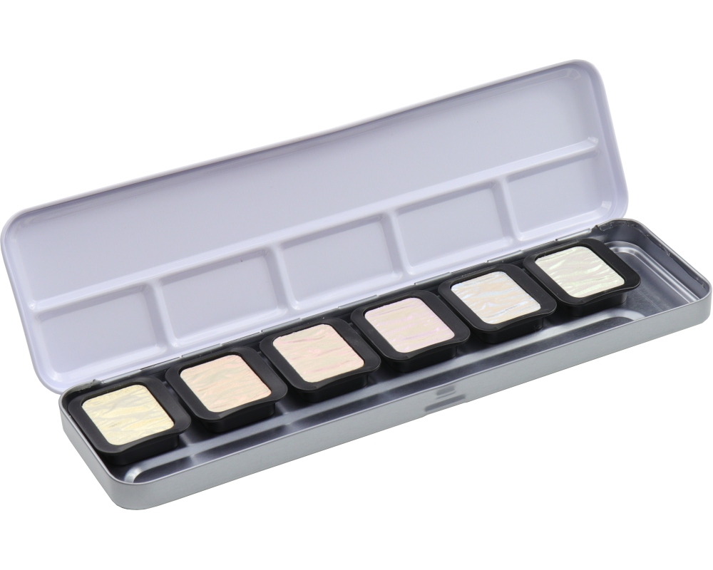 TALENS Perlglanzfarbe Finetec Box F5600 Essentials Pixie Dust 6 Farben