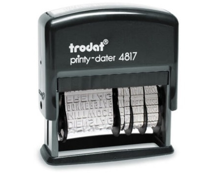 TRODAT Datumstempel Printy D 1694817B/S Dater 4817