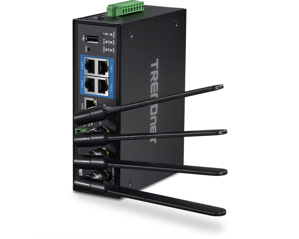 TRENDnet TI-W100 Industrial Router, Wireless AC1200