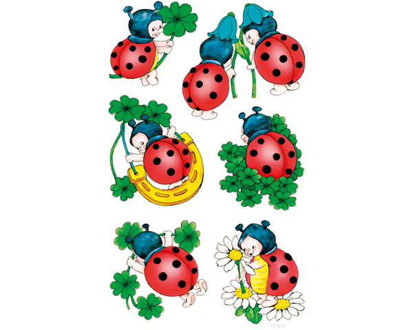 Z-DESIGN Sticker Creative 53281 Marienkäfer 2 Stück