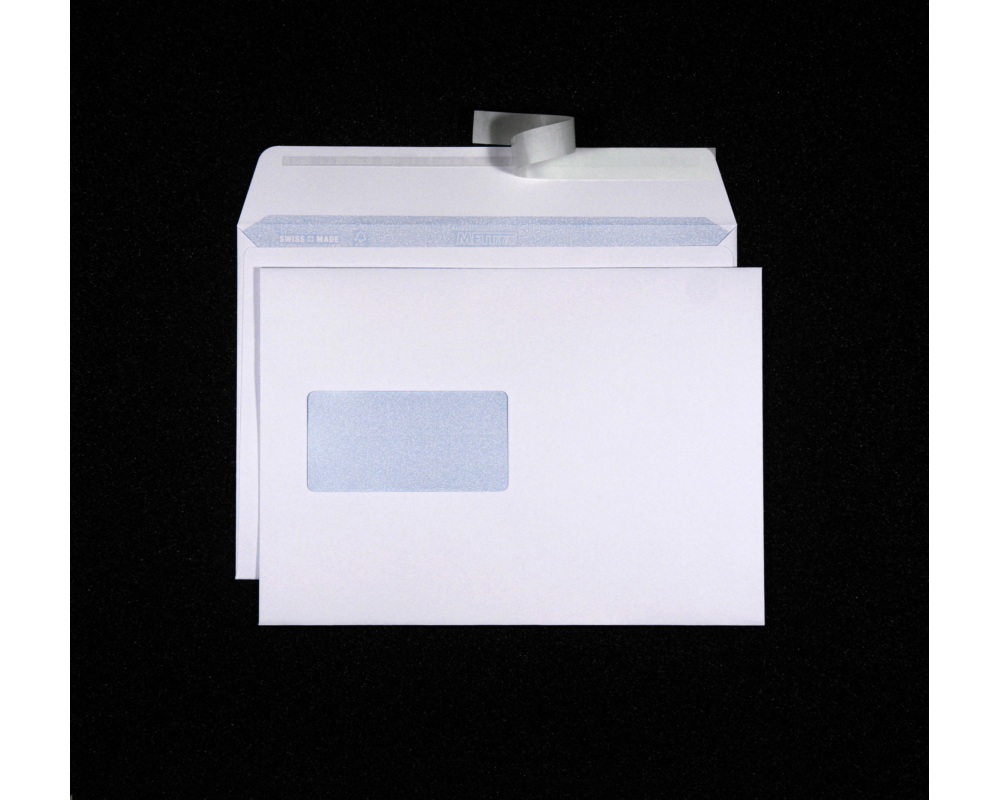 METTLER Couvert Fenster links B5 8095-120 120g, ultraweiss 500 Stk.