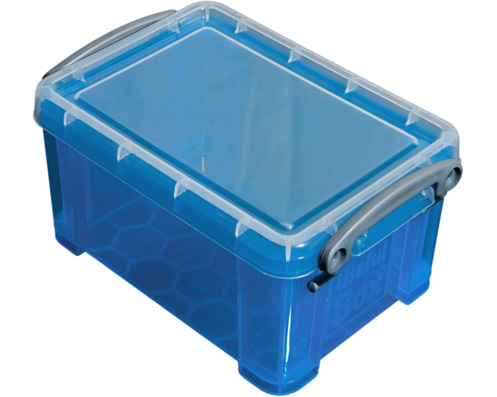 USEFULBOX Kunststoffbox 0,7lt 68501706 transparent blau