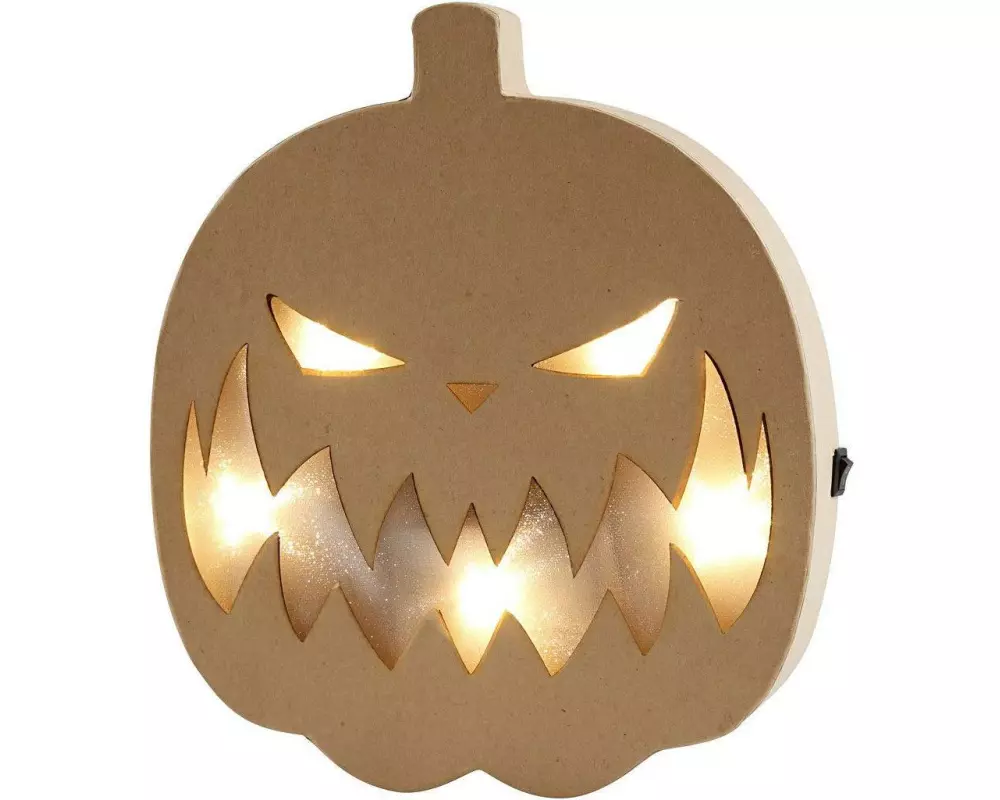 Creativ Company 25 x 22 x 4 cm Kürbis mit Licht