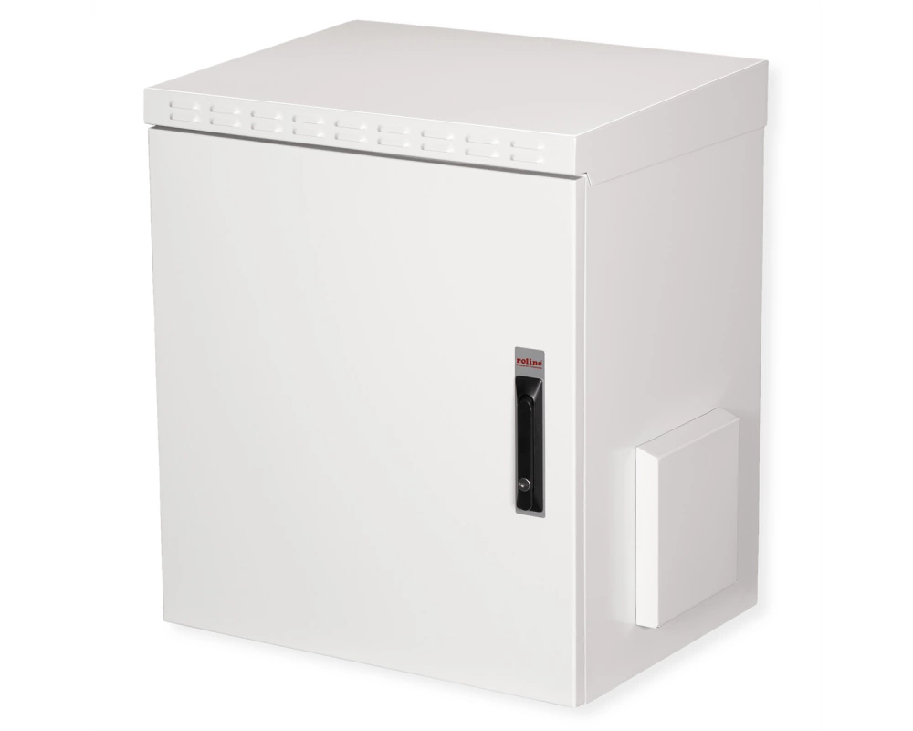 ROLINE 19-Zoll Wandgehäuse Pro 12 HE, 600x450 BxT IP55 outdoor grau