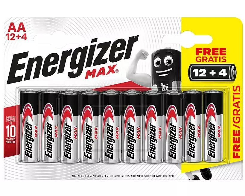 Energizer Batterie MAX AA , 16 Stück