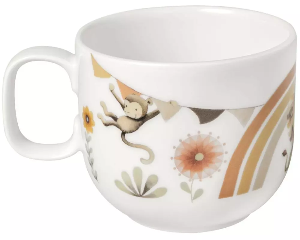 Villeroy & Boch Kindertrinkbecher Roar Lion 170 ml, 6 Stück, Hellorange