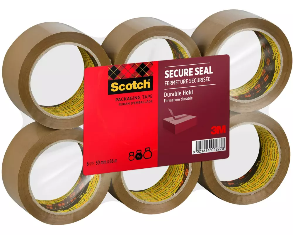 Scotch Klebeband Heavy 50 mm x 66 m Braun 6 Rollen