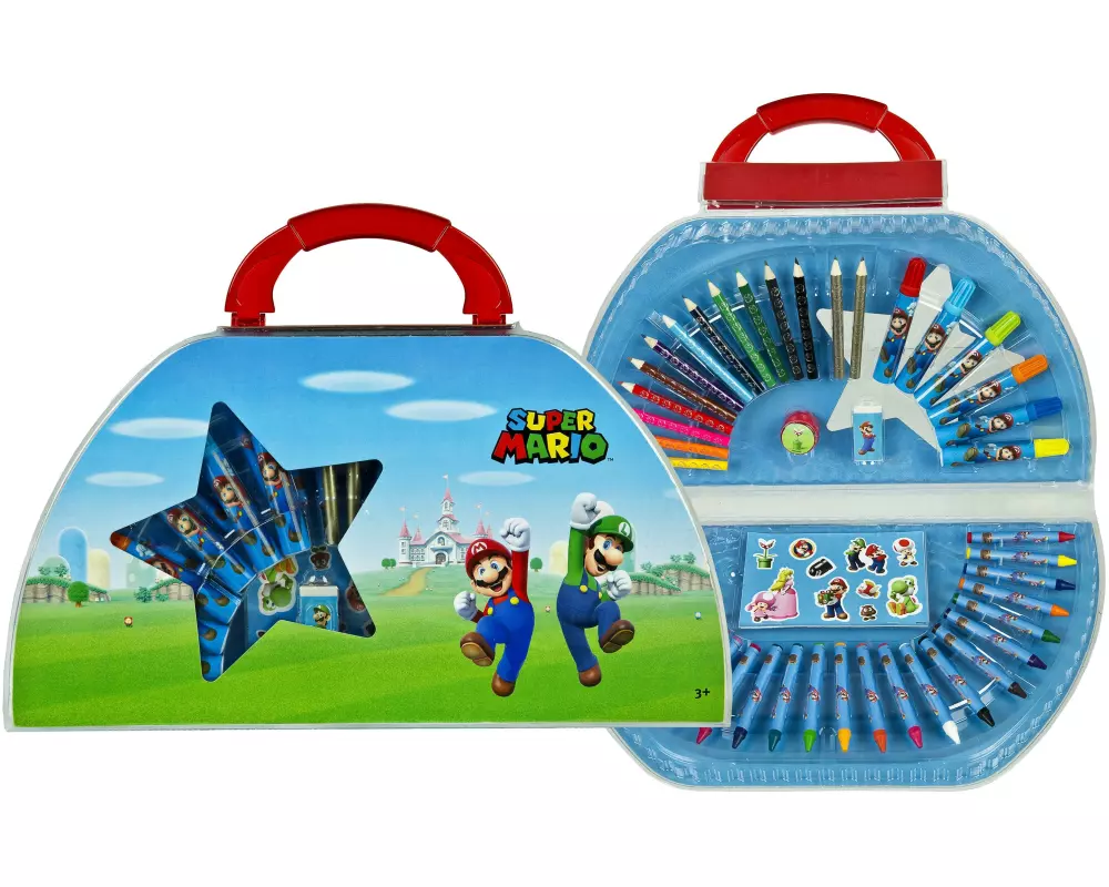 Undercover Malset Koffer Super Mario 51-teilig