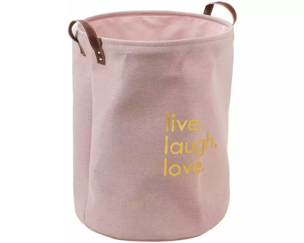 diaqua® Wäschekorb Words 59 l, Rosa