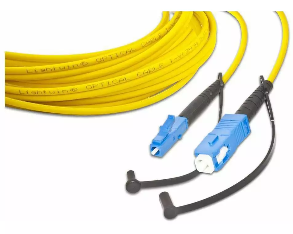Lightwin LWL-Patchkabel Singlemode LC – SC, OS2, Simplex, 5 m