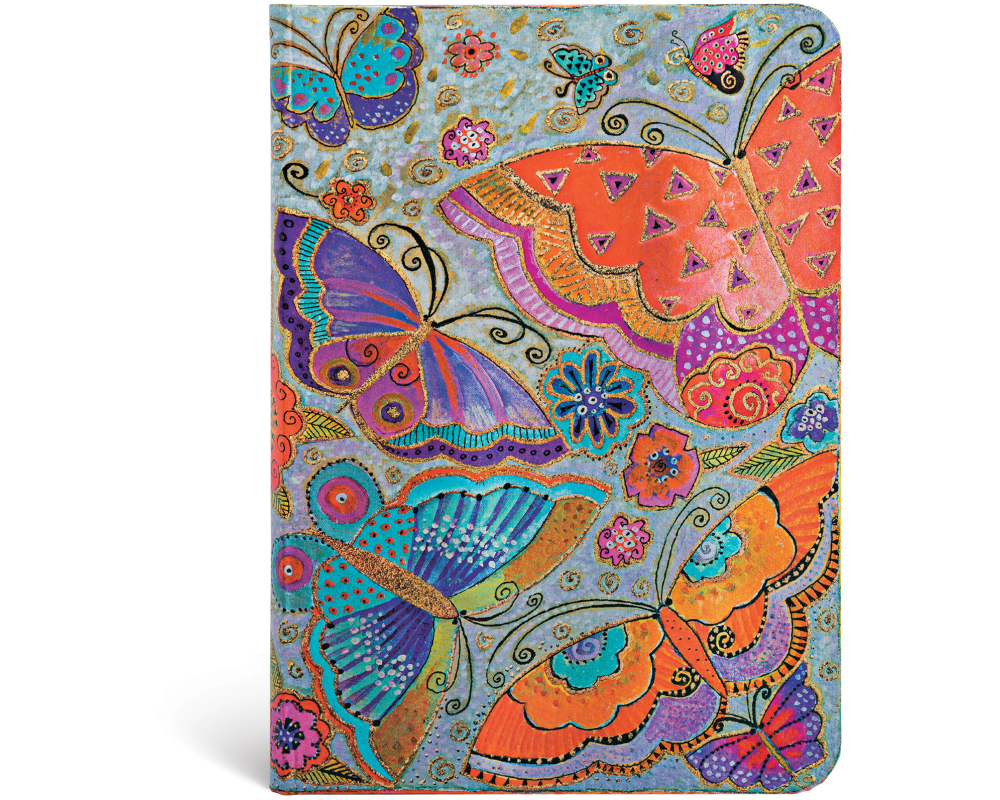 PAPERBLANKS Notizbuch Midi PB2237-4 Schmetterlinge, liniert