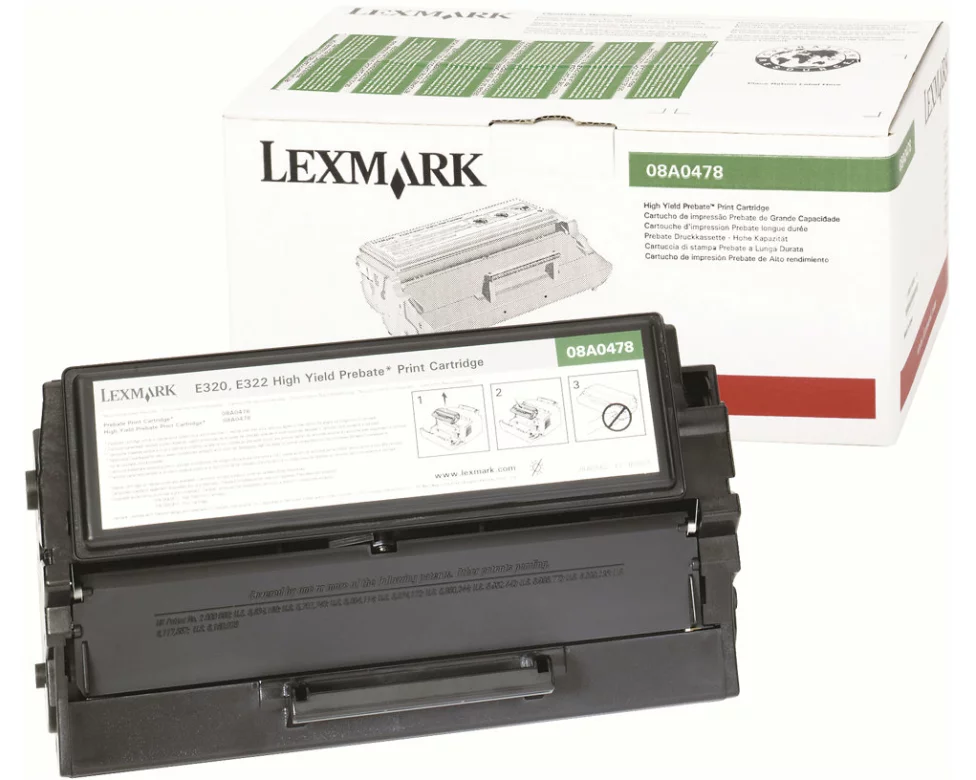 Lexmark E320, E322 Toner black high Capacity 6.000 pages return