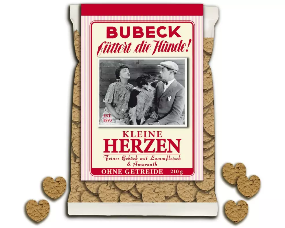 Bubeck Snack Kleine Herzen, 210 g
