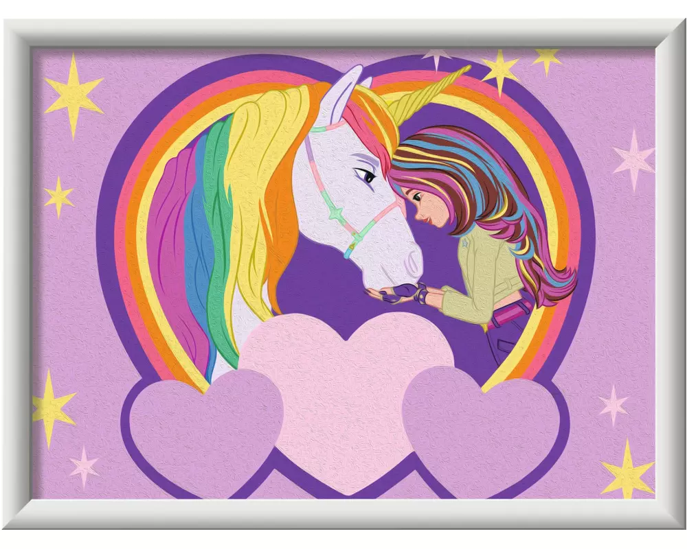 Ravensburger Malen nach Zahlen CreArt – Sophia & Wildstar