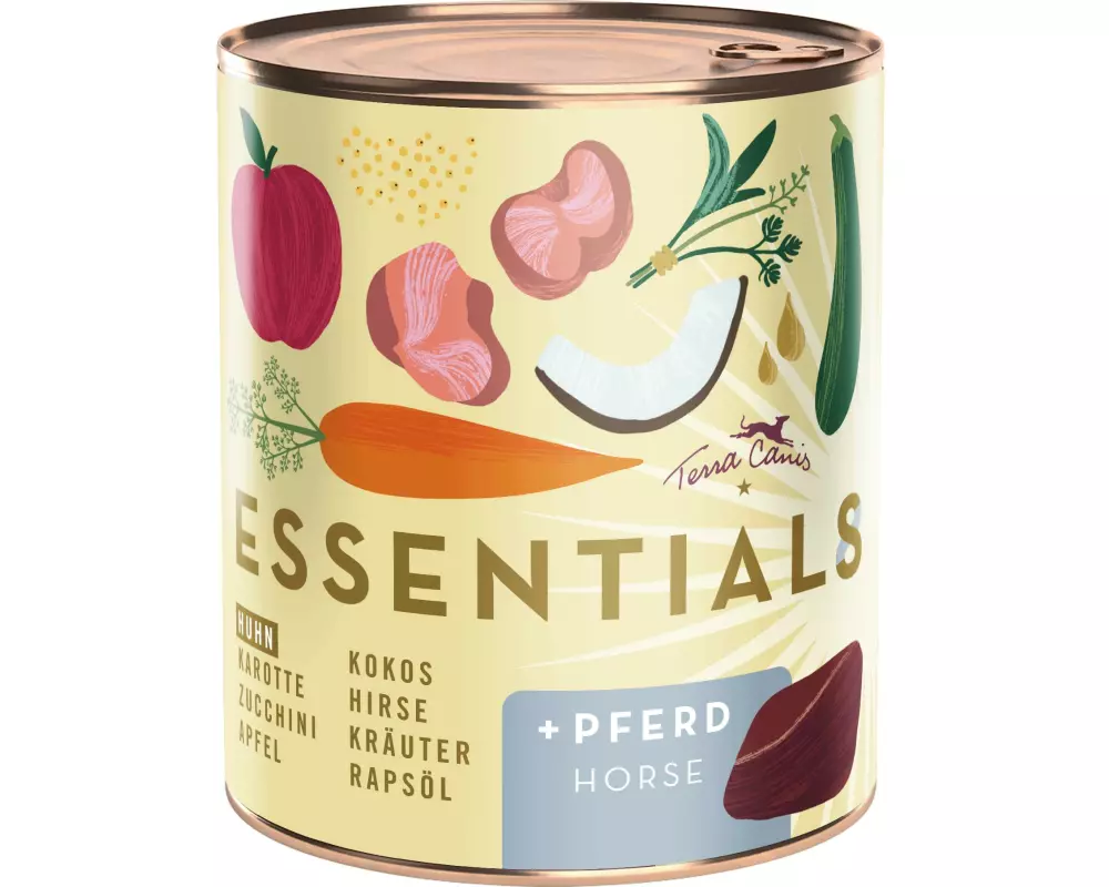 Terra Canis Nassfutter Essential 8 Huhn & Pferd, 780 g
