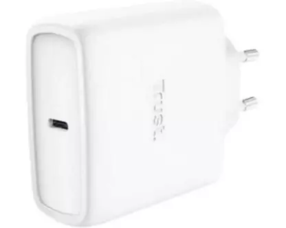 Trust USB-Wandladegerät Maxo USB-C-GaN 65 W Weiss
