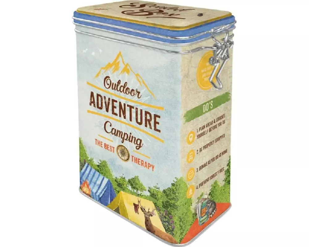 Nostalgic Art Vorratsdose Outdoor Adventure 1.3 l, Mehrfarbig