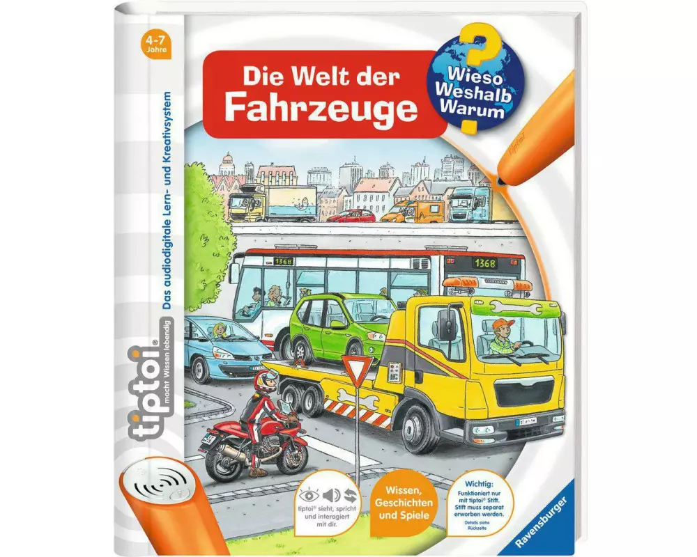 tiptoi Lernbuch Die Welt der Fahrzeuge
