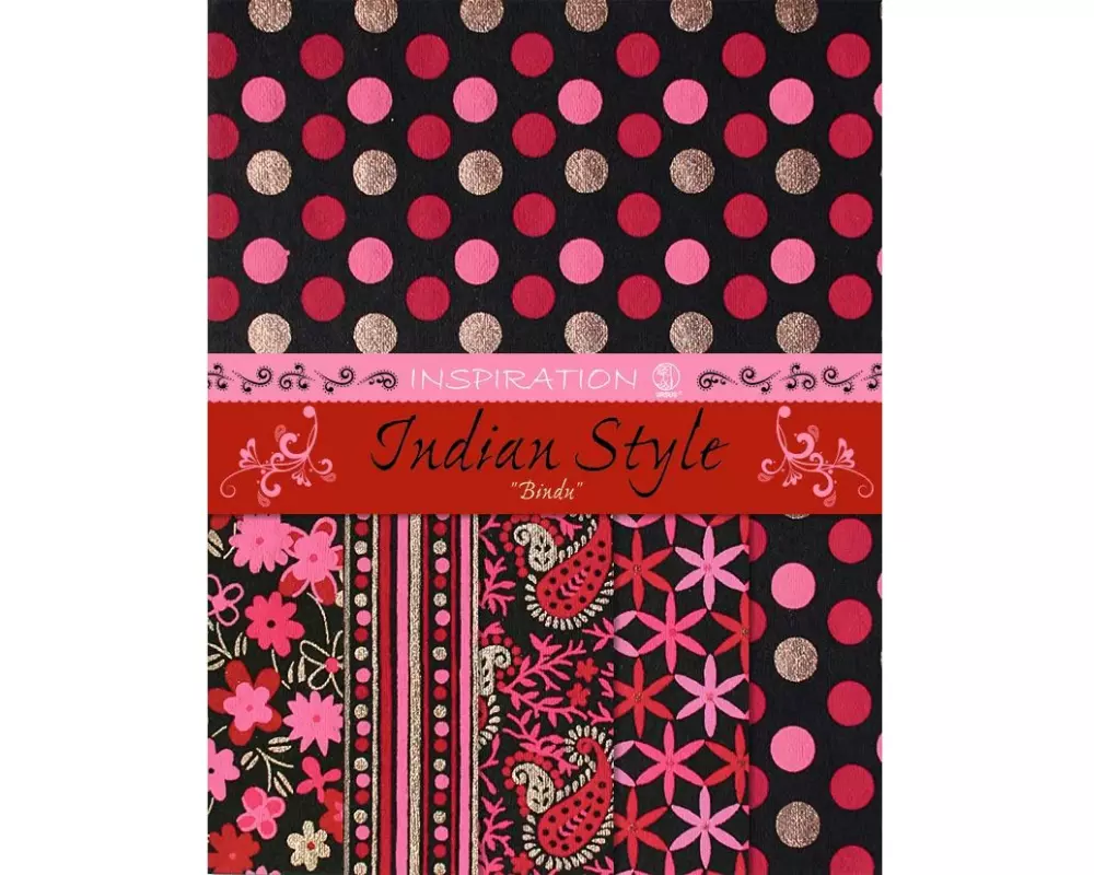 URSUS Bastelpapier Indian Style Bindu 21.6 x 28 cm, 100 g/m²