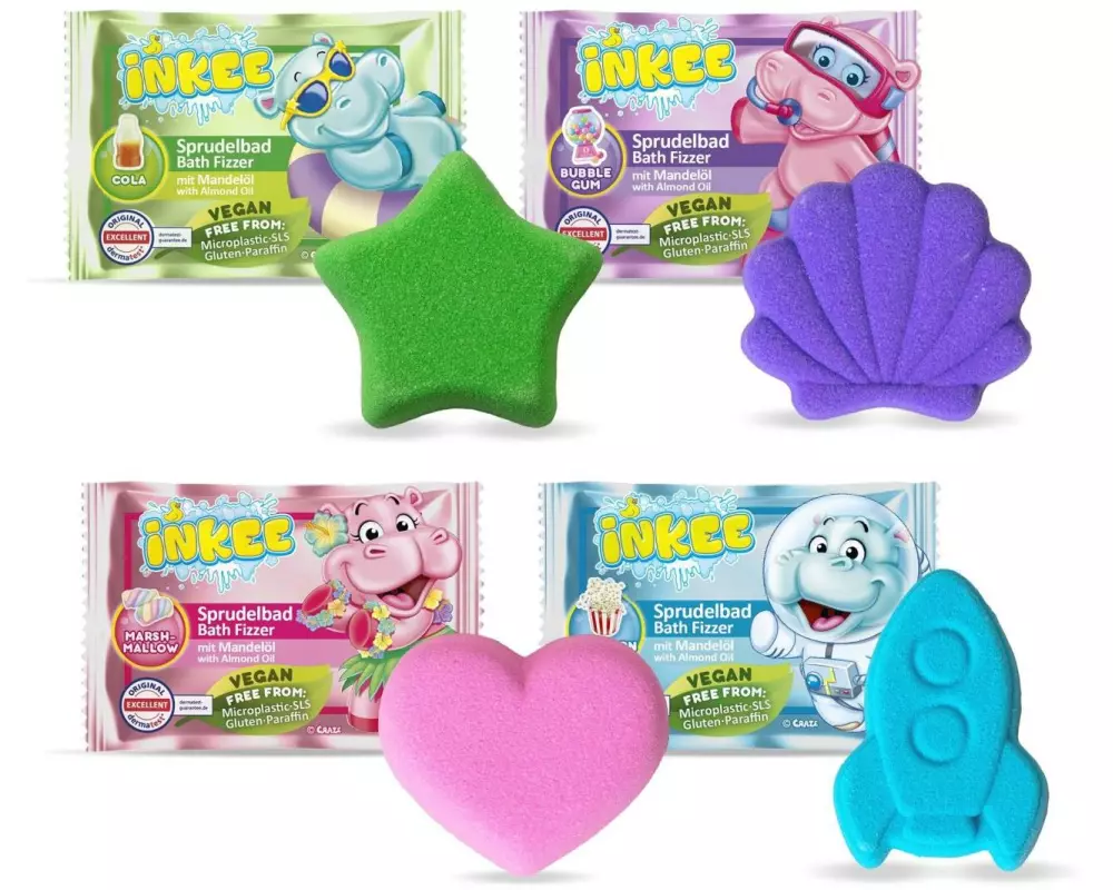 Craze Inkee Bath Fizzer Sprudelbad mit Mandelöl assortiert