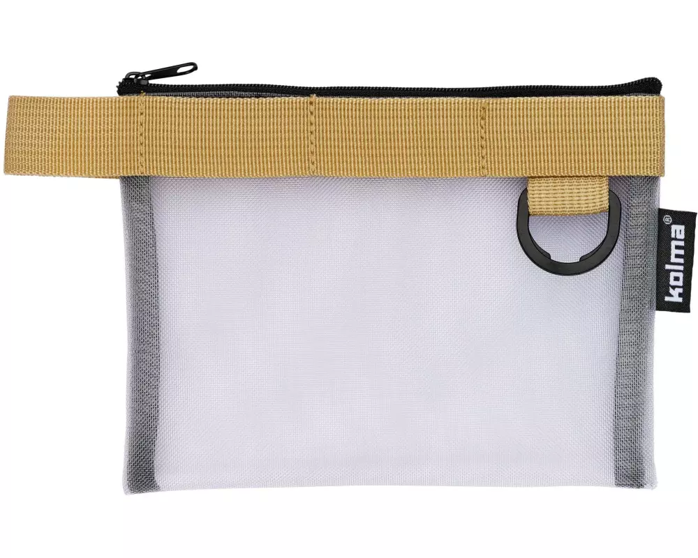 Kolma Accessoires-Tasche Nylon Bag A6 Transparent / Sand