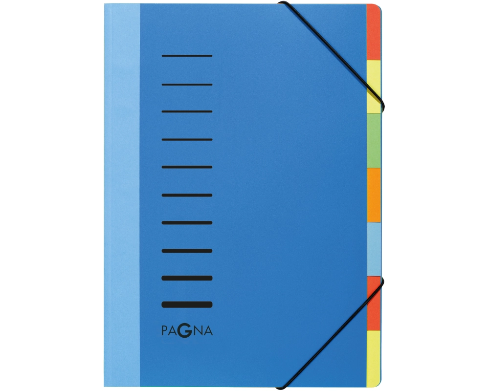 PAGNA Deskorganizer A4 44043/02 blau 7 Fächer