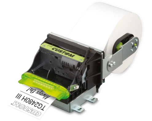 Custom TG2480HIII Kiosk, Queue Management System, Parking Direct Thermal Printer