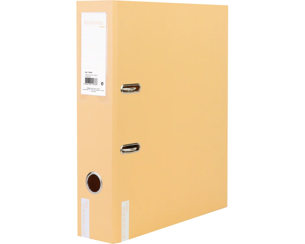 ANCOR Ordner 8 cm, A4 118742 Emboss Dry, senf