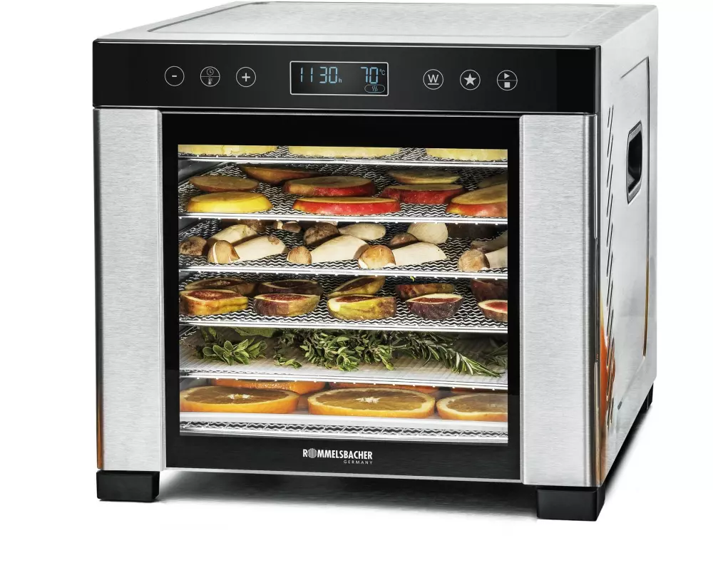 Rommelsbacher Dörrgerät DA950 Edelstahl/Schwarz
