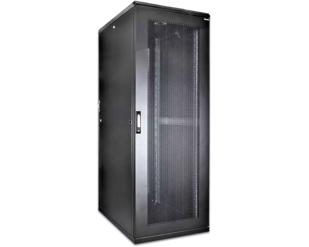 Wirewin Netzwerkschrank CAB PERF 600X1000X26U BL 26HE / Schwarz