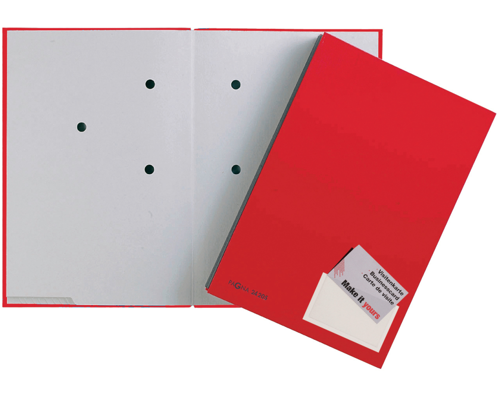 PAGNA Unterschriftenmappe A4 24205/01 rot