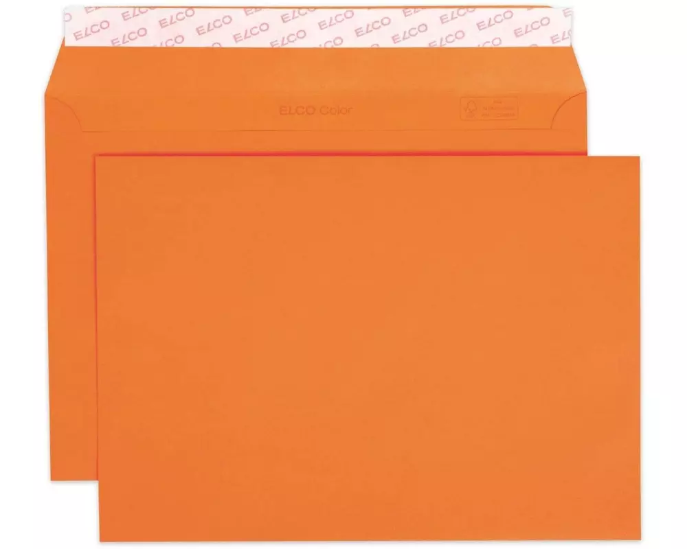 ELCO Couvert Color C5, Keine Fenster, 25 Stück, Orange