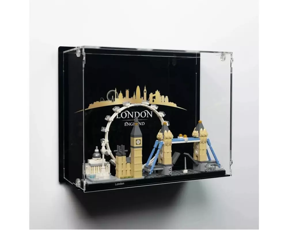 iDisplayit Acryl-Wand-Display für LEGO 21034 London
