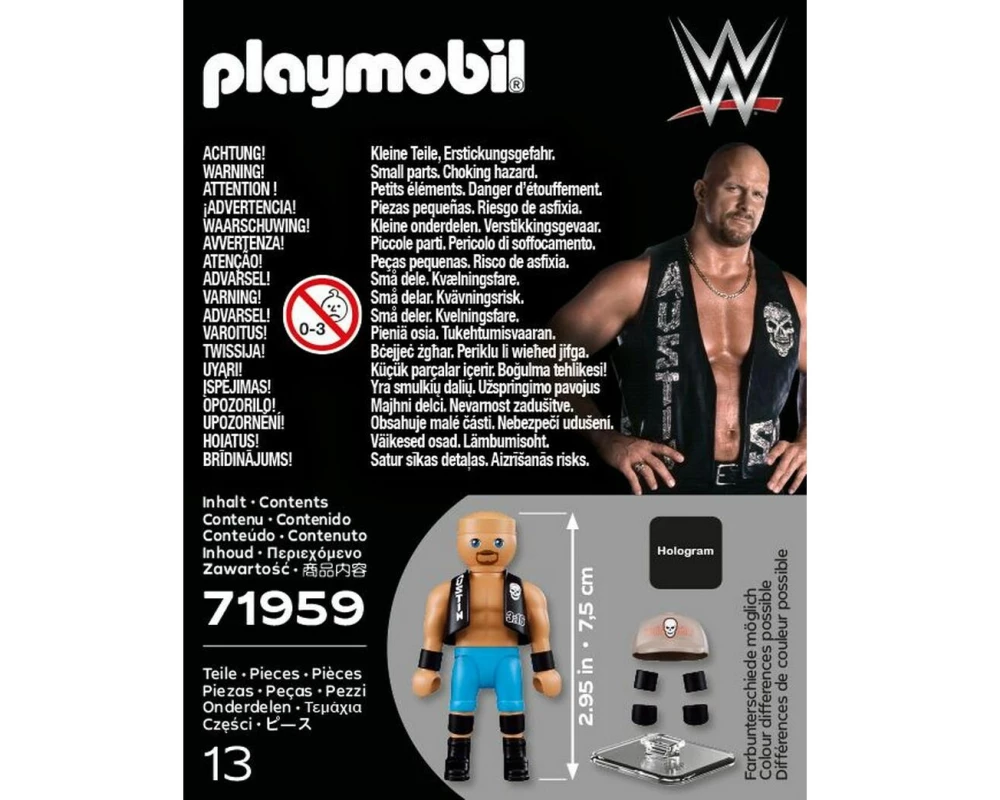 Playmobil WWE «Stone Cold» Steve Austin 71959