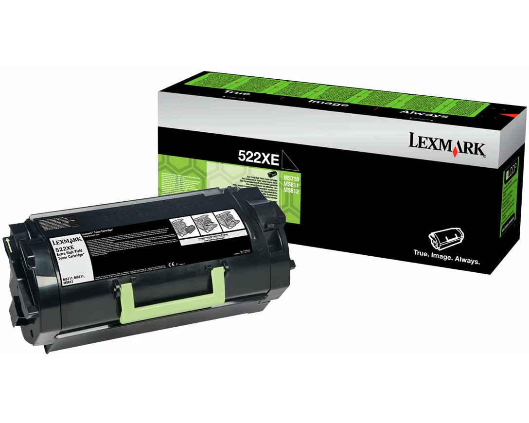 Lexmark 522XE Toner black Extra high Capacity 45.000 pages