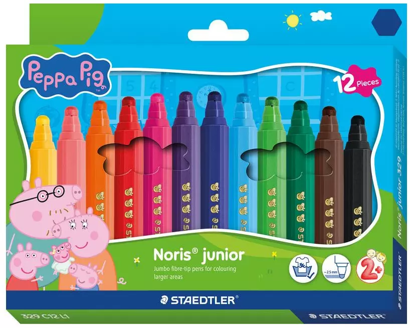 Staedtler Filzstift Noris Junior Peppa Pig 12er Karton