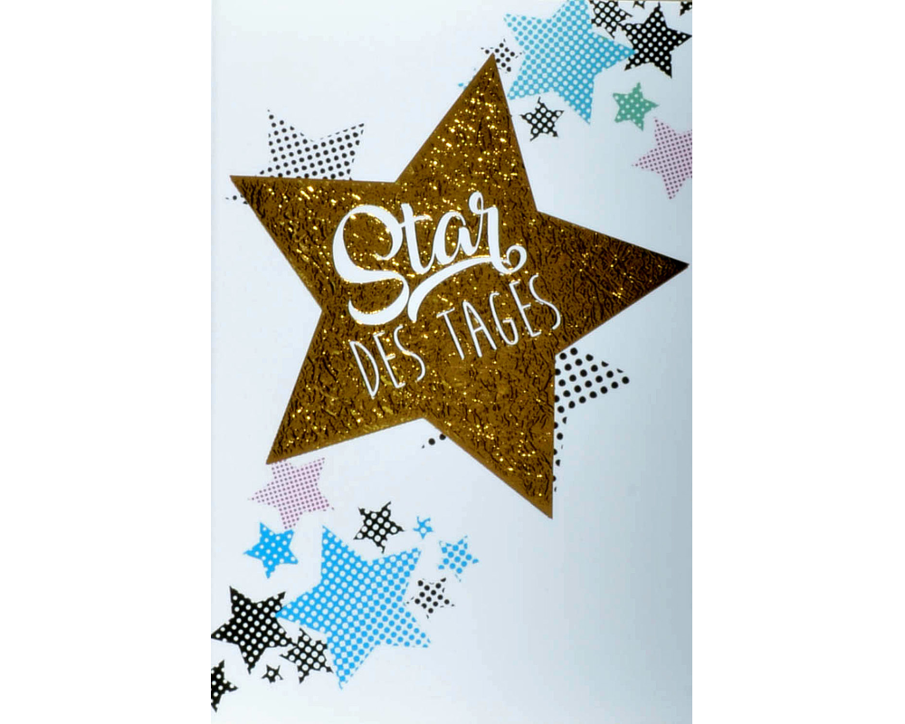 ABC Geburtstagskarte Stern 1120007200 B6