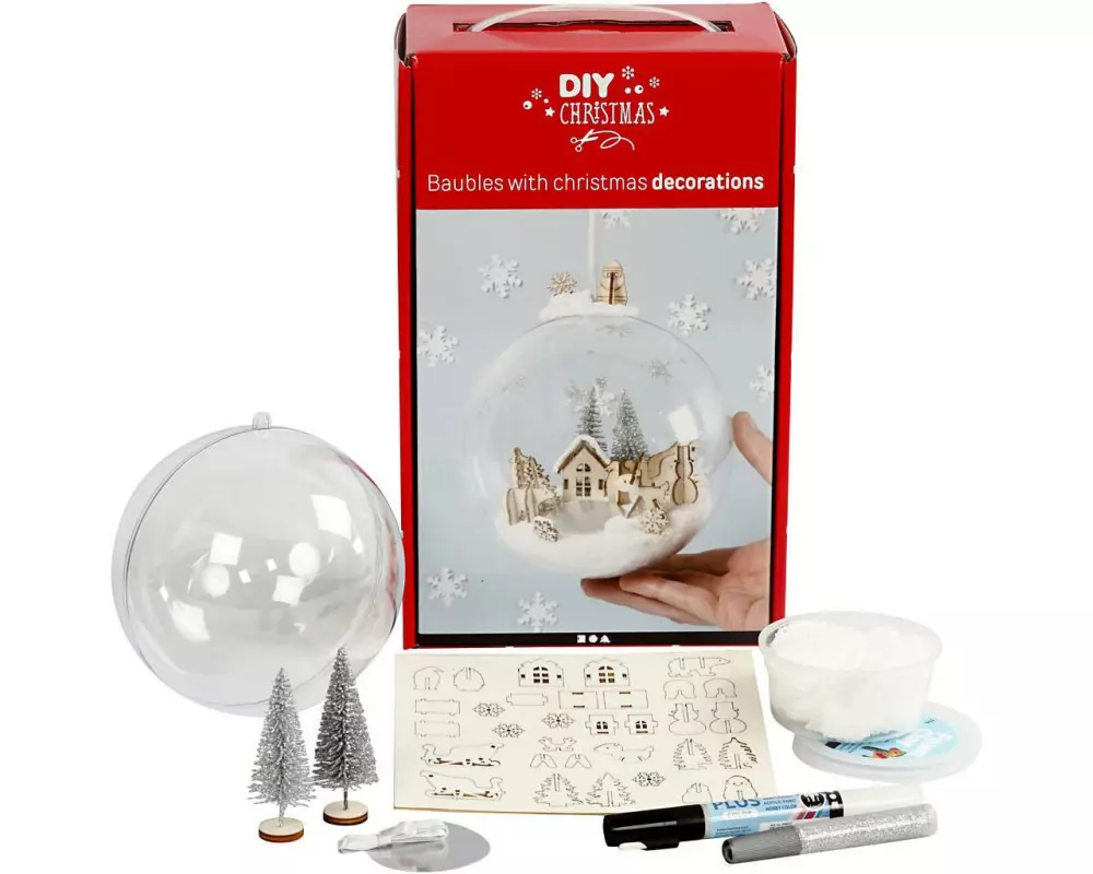 Creativ Company Bastelset XXL Weihnachtskugel 13.5 cm