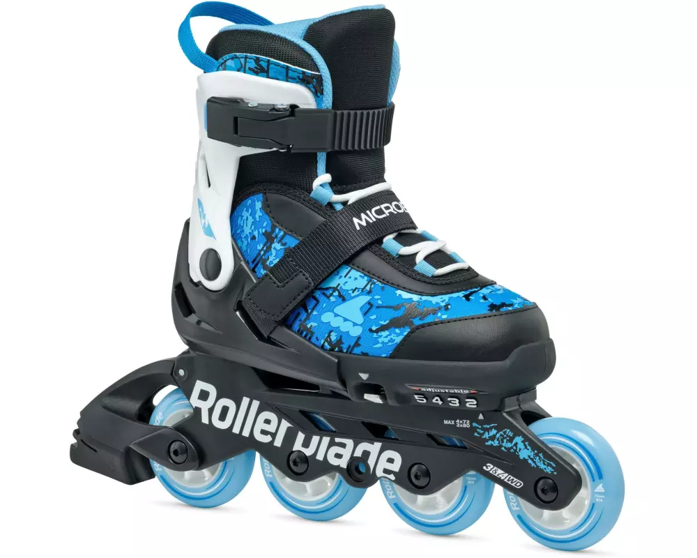 ROLLERBLADE Inline-Skates Microblade SL Schwarz/Himmelblau, 28-32