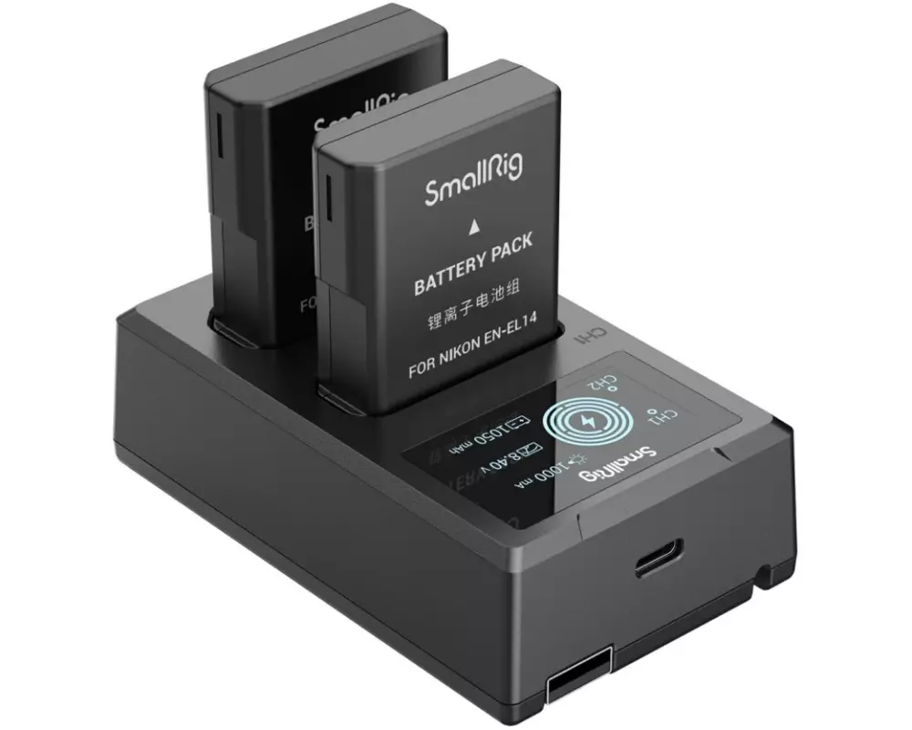 Smallrig Digitalkamera-Akku EN-EL14 Akku und Charger Kit