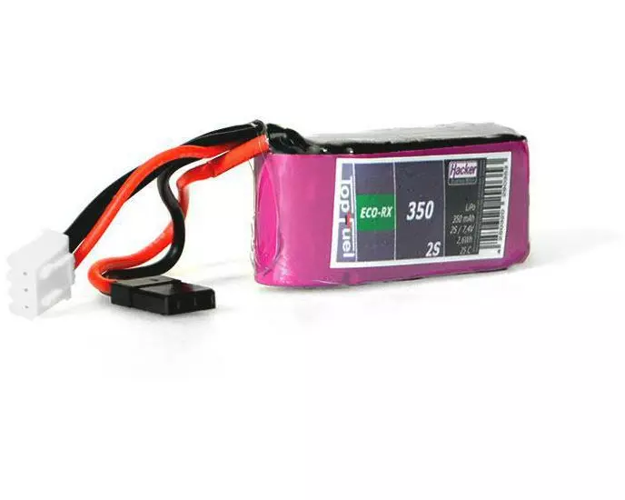 Hacker RC-Akku LiPo 350 mAh 7.4 V 25C TopFuel ECO-RX