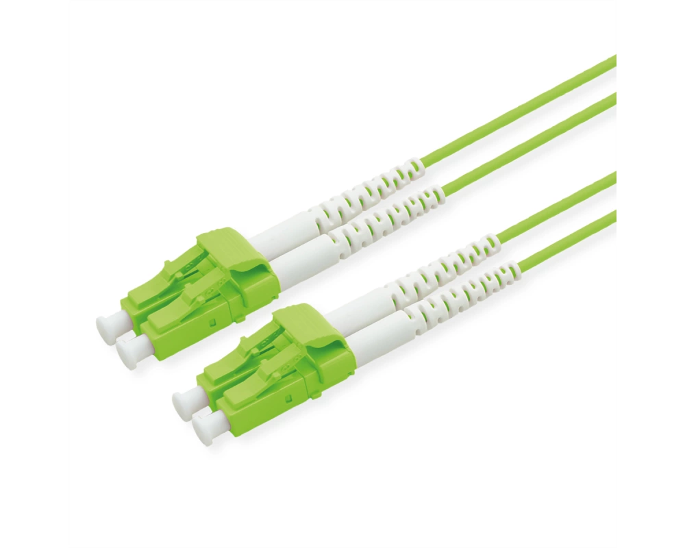ROLINE LWL-Kabel 50/125µm OM5, LC/LC, LSOH, Low-Loss, grün, 2 m