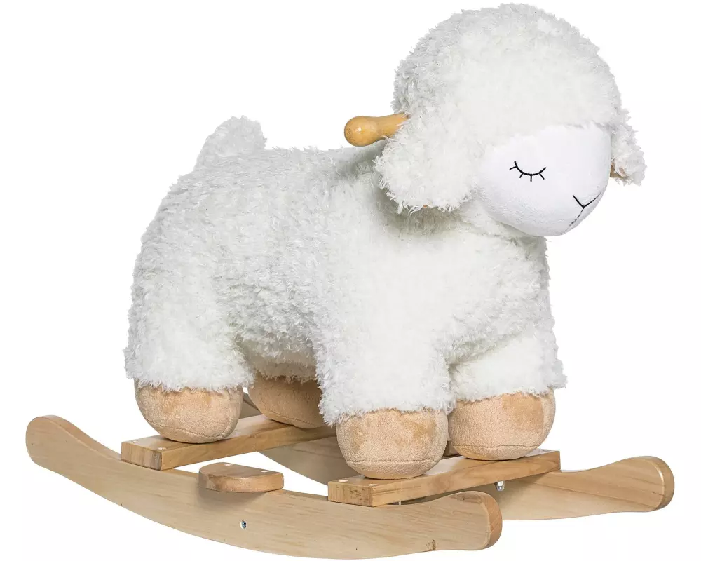 Bloomingville Schaukeltier Laasrith Schaf Weiss