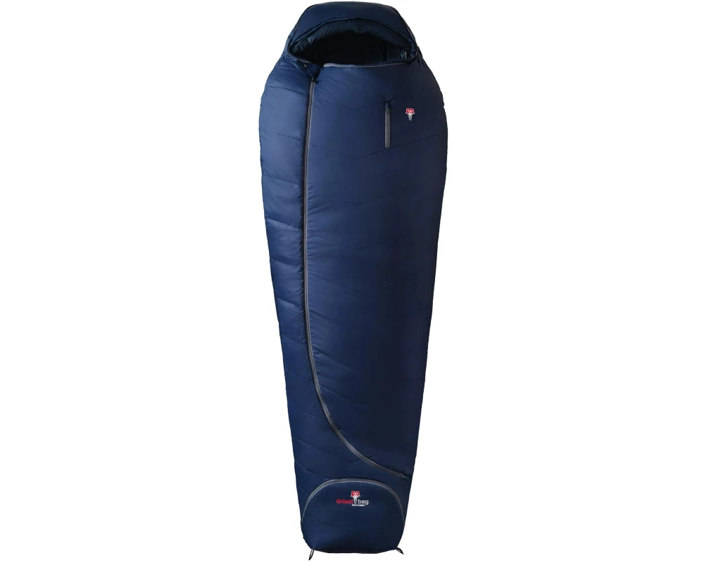 Grüezi Bag Schlafsack Biopod Wolle Zero Nylon, Night Blue