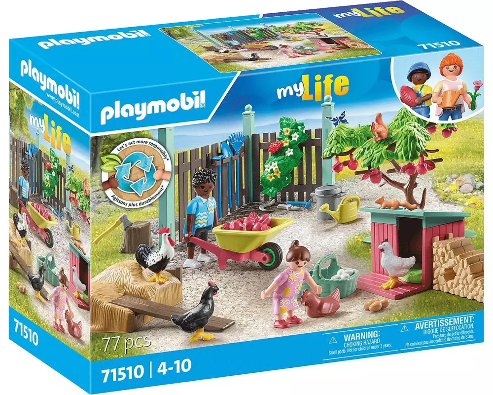 Playmobil My Life Kleine Hühnerfarm im Tiny Haus Garten 71510