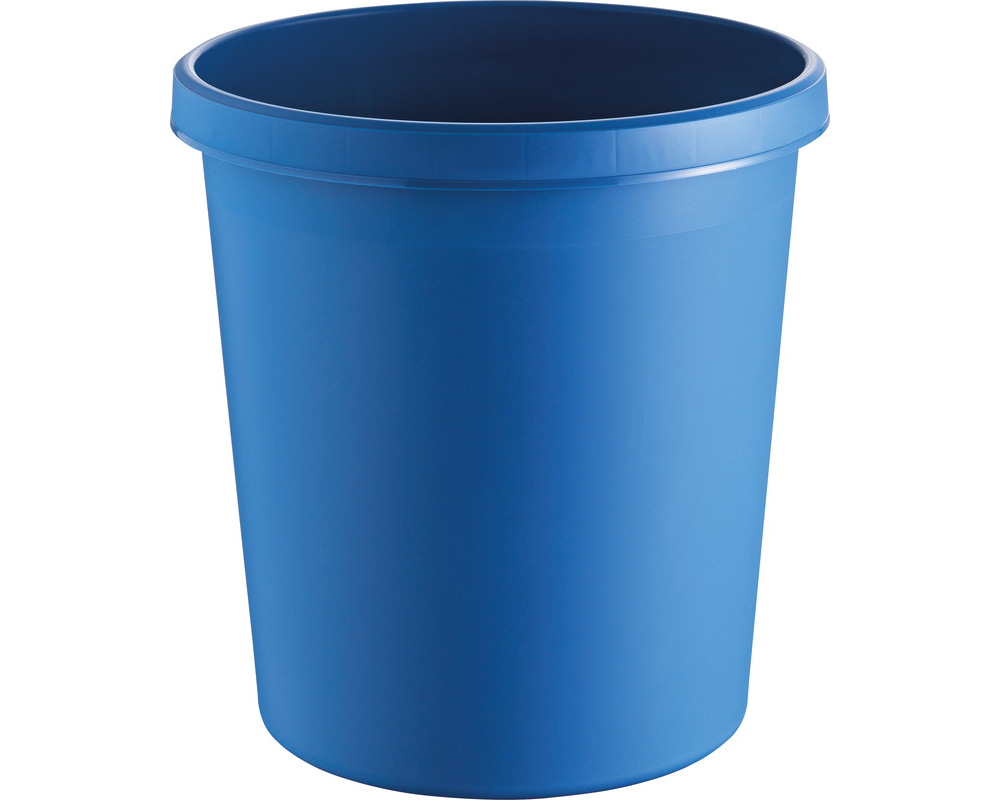 HELIT Papierkorb H6105834 blau 18lt